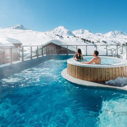 Duplex 6P A Belle-Plagne Apartment ลาปลาญ ภายนอก รูปภาพ